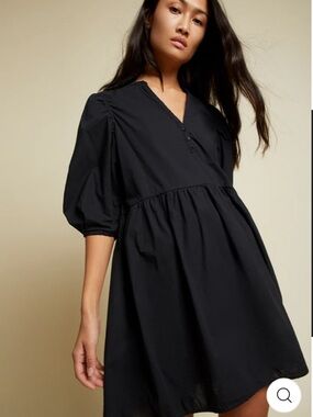 Nation LTD Fannie Easy Dress in Jet Black
